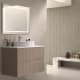 Meuble de salle de bains avec plan de toilette en pierre compacte blanc Ebi Bruntec couleurs principal 5
