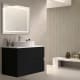Meuble de salle de bains avec plan de toilette en pierre compacte blanc Ebi Bruntec couleurs principal 2