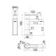 Mitigeur de lavabo Roma Imex croquis 9