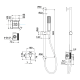 Robinet de douche encastré Toscana Imex croquis 10