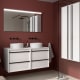Meubles de salle de bains avec plan de toilette en bois Attila Salgar principal 1