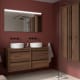 Meubles de salle de bains avec plan de toilette en bois Attila Salgar principal 3