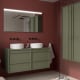 Meubles de salle de bains avec plan de toilette en bois Attila Salgar principal 7