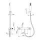 Bless Imex robinet de douche croquis 26