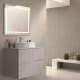 Meuble de salle de bains avec plan de toilette en pierre compacte colorée Ebi Bruntec couleurs principal 3