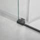 Paroi de douche noire Basic GME détail 3
