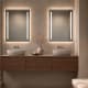 Miroir de salle de bains avec l'éclairage LED Liberty Bruntec principal 2