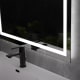 Miroir de salle de bains avec éclairage LED Cíes Eurobath détail 1