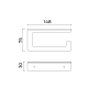 Porte-rouleau de toilette Form Medimex croquis 7