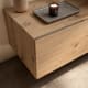Meuble de salle de bains avec plan de toilette en bois de 10 cm de hauteur, monocolore Nomad Visobath détail 5