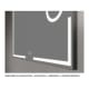 Miroir de salle de bain avec éclairage LED Malta Ledimex détail 5