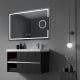 Miroir de salle de bain avec éclairage LED Malta Ledimex environnement 3