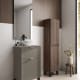 Ensemble meuble de salle de bains faible profondeur 35,5 cm avec lavabo sur plan de toilette Midi Visobath principal 4