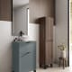 Ensemble meuble de salle de bains faible profondeur 35,5 cm avec lavabo sur plan de toilette Midi Visobath principal 9