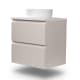 Petit meuble de salle de bain Nivo Bruntec 2 tiroirs suspendu principal 4