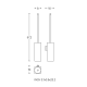 Porte-balai de toilette Metric Cosmic croquis 3