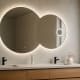 Miroir de salle de bain avec éclairage LED Solaris Bruntec principal 0