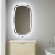 Miroir de salle de bain avec éclairage LED Leda Bruntec principal 0