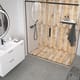 Receveurs de douche en résine décorés Design 3D Bois Rustique Bruntec environnement 13