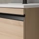 Ensemble meuble de salle de bains à faible profondeur 40 cm Lagos Visobath détail 2