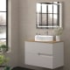 Meuble de salle de bains avec plan de toilette en bois Lia Bruntec Couleurs principal 1