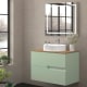 Meuble de salle de bains avec plan de toilette en bois Lia Bruntec Couleurs principal 8