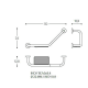 Poignée de salle de bains Architect Cosmic croquis 5