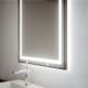 Miroir de salle de bain avec éclairage LED Camelot de Bruntec détail 3