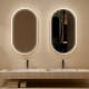 Miroir de salle de bains avec l'éclairage LED Bari Ledimex principal 1