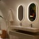 Miroir de salle de bains avec l'éclairage LED Bari Ledimex environnement 5