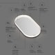 Miroir de salle de bains avec l'éclairage LED Bari Ledimex option 7