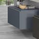 Ensemble de meubles de salle de bains avec lavabo Solid et meuble à tiroirs Nomad Visobath détail 2