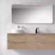 Meuble de salle de bains avec plan de toilette en bois Landes Coycama principal 0