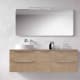 Coycama Landes meuble de salle de bain en bois avec plan de toilette en bois principal 1