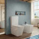 Pack WC + bidet Square Bruntec principal 0