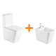 Ensemble toilette + bidet Bruntec Square principal 1