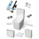 Ensemble toilette + bidet Bruntec Square détail 4