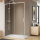 Paroi de douche angulaire coulissante sur mesure Aria Bruntec principal 2
