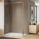 Paroi de douche angulaire coulissante sur mesure Aria Bruntec principal 0
