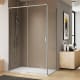 Paroi de douche angulaire coulissante sur mesure Aria Bruntec principal 3