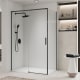 Paroi de douche angulaire coulissante sur mesure Aria Bruntec principal 5