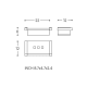Distributeur de savon de bain Metric S Cosmic croquis 2