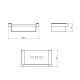 Distributeur de savon de bain Metric S Cosmic croquis 2