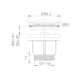 Bonde de lavabo click-clack en PVC Imex croquis 5