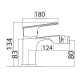 mitigeur de bidet Bali Imex croquis 1