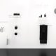 Porte-serviettes pivotant Logic Cosmic environnement 1