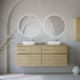 Meuble de salle de bains avec plan de toilette en bois Palilleria Horizontal Alpes 9 Bruntec principal 1