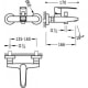 Robinet de baignoire encastré Flat Tres croquis 2