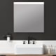 Miroir de salle de bains avec l'éclairage LED Lara Bruntec principal 2