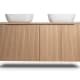 Meuble de salle de bains avec plan de toilette en bois massif Alpes 15 Bruntec détail 3